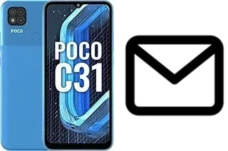 Configurer le courrier dans Xiaomi Poco C31