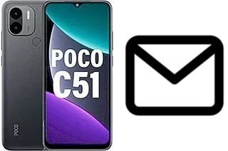 Configurer le courrier dans Xiaomi Poco C51