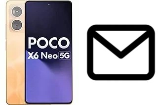 Configurer le courrier dans Xiaomi Poco X6 Neo