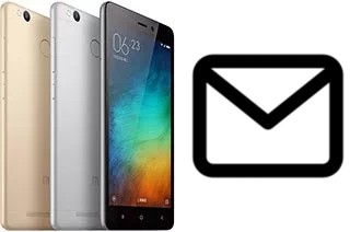 Configurer le courrier dans Xiaomi Redmi 3 Pro