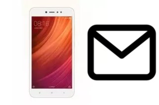 Configurer le courrier dans Xiaomi Redmi Note 5A High Edition