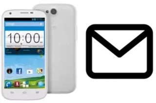 Configurer le courrier dans ZTE Blade Q Maxi