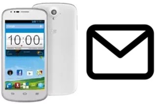 Configurer le courrier dans ZTE Blade Q