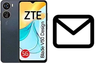 Configurer le courrier dans ZTE Blade V50 Design