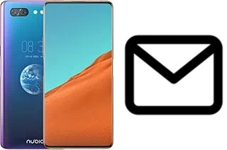 Configurer le courrier dans ZTE nubia X