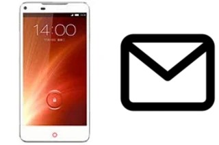 Configurer le courrier dans ZTE nubia Z5S