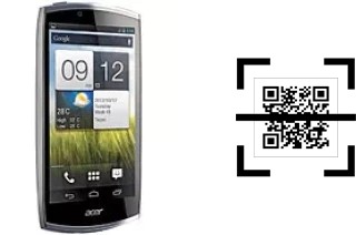 Comment lire les codes QR sur un Acer CloudMobile S500 ?