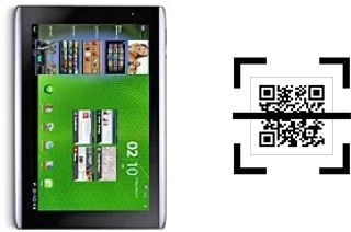 Comment lire les codes QR sur un Acer Iconia Tab A500 ?