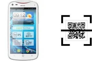 Comment lire les codes QR sur un Acer Liquid E2 ?