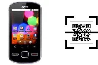 Comment lire les codes QR sur un Acer beTouch E140 ?