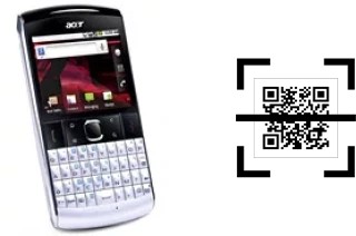 Comment lire les codes QR sur un Acer beTouch E210 ?