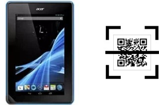 Comment lire les codes QR sur un Acer Iconia Tab B1-A71 ?