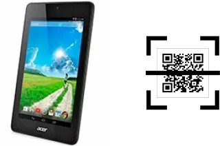 Comment lire les codes QR sur un Acer Iconia One 7 B1-730 ?