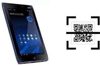 Comment lire les codes QR sur un Acer Iconia Tab A100 ?