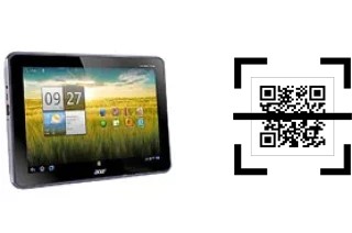 Comment lire les codes QR sur un Acer Iconia Tab A701 ?