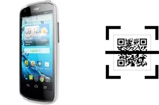 Comment lire les codes QR sur un Acer Liquid E1 ?