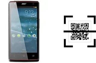 Comment lire les codes QR sur un Acer Liquid E3 ?