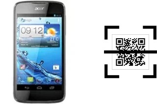 Comment lire les codes QR sur un Acer Liquid Gallant E350 ?