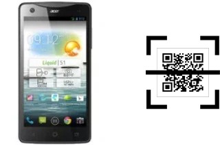 Comment lire les codes QR sur un Acer Liquid S1 ?