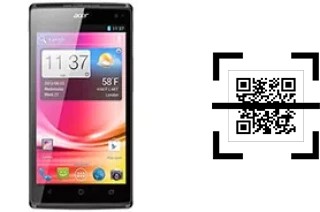 Comment lire les codes QR sur un Acer Liquid Z500 ?