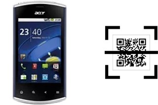 Comment lire les codes QR sur un Acer Liquid mini E310 ?