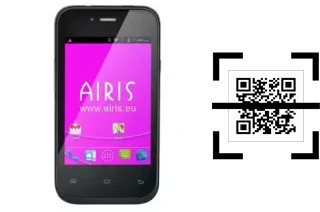 Comment lire les codes QR sur un Airis TM36DM ?