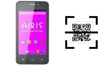 Comment lire les codes QR sur un Airis TM421M ?