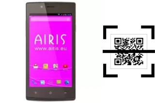 Comment lire les codes QR sur un Airis TM45DM ?