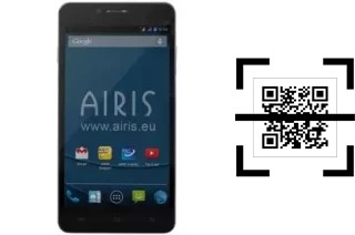 Comment lire les codes QR sur un Airis TM55Q ?