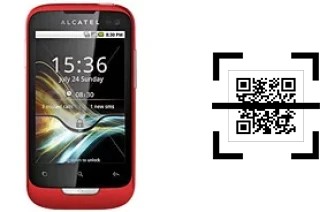 Comment lire les codes QR sur un alcatel OT-985 ?