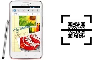 Comment lire les codes QR sur un alcatel One Touch Scribe Easy ?