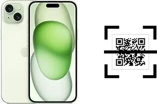 Comment lire les codes QR sur un Apple iPhone 15 Plus ?