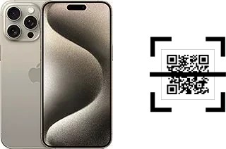 Comment lire les codes QR sur un Apple iPhone 15 Pro Max ?