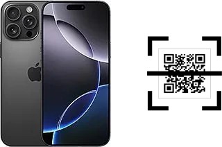 Comment lire les codes QR sur un Apple iPhone 16 Pro Max ?