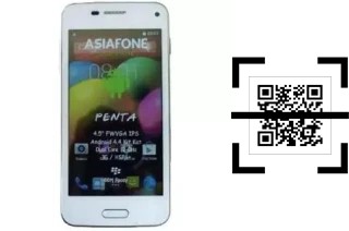 Comment lire les codes QR sur un Asiafone AF9890 ?