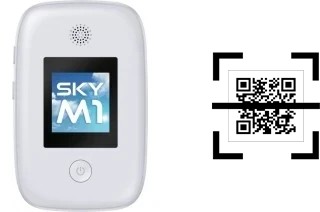 Comment lire les codes QR sur un Cloud Mobile Sky M1 ?