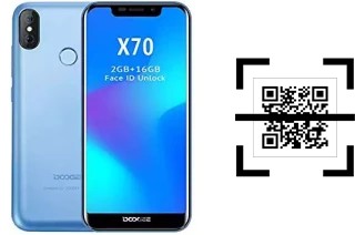 Comment lire les codes QR sur un Doogee X70 ?