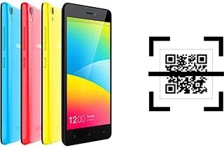 Comment lire les codes QR sur un Gionee Pioneer P5W ?