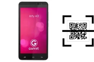 Comment lire les codes QR sur un GSmart Arty A3 ?