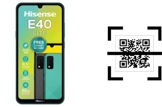 Comment lire les codes QR sur un HiSense E40 LITE ?