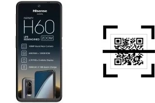 Comment lire les codes QR sur un HiSense H60 Zoom ?