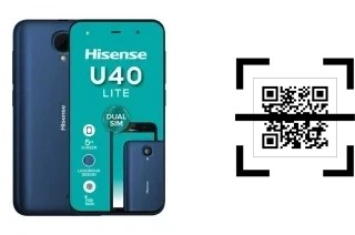 Comment lire les codes QR sur un HiSense U40 Lite ?