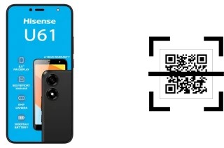 Comment lire les codes QR sur un HiSense U61 ?