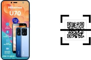 Comment lire les codes QR sur un HiSense U70 ?