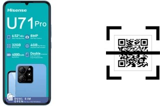 Comment lire les codes QR sur un HiSense U71 Pro ?