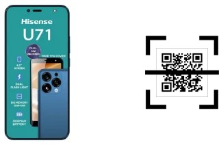 Comment lire les codes QR sur un HiSense U71 ?