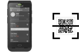 Comment lire les codes QR sur un Honeywell CT40 ?