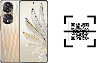 Comment lire les codes QR sur un Honor 70 Pro ?