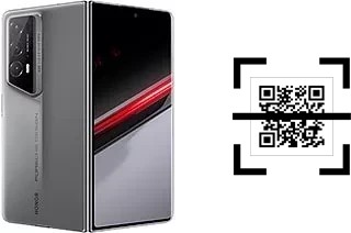 Comment lire les codes QR sur un Honor Magic V2 RSR Porsche Design ?