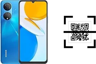 Comment lire les codes QR sur un Honor X7 ?